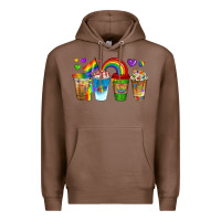 Chestnut lgbtq coffee drinks Premium Hoodie - texasbilliewilder