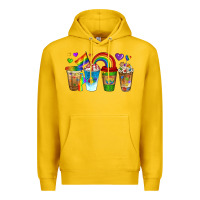 Lemon lgbtq coffee drinks Premium Hoodie - texasbilliewilder