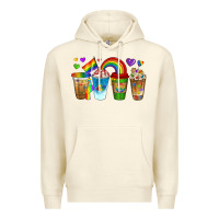 Sandshell lgbtq coffee drinks Premium Hoodie - texasbilliewilder