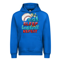 Cobalt eat sleep baseball repeat Urban Hoodie - texasbilliewilder