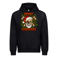Black Merry Christmas Urban Hoodie - RanaPortraitStore
