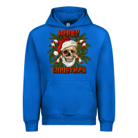 Cobalt Merry Christmas Urban Hoodie - RanaPortraitStore