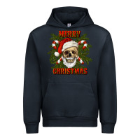 Navy Merry Christmas Urban Hoodie - RanaPortraitStore