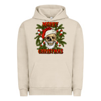 Pigment French Oak Merry Christmas Urban Hoodie - RanaPortraitStore