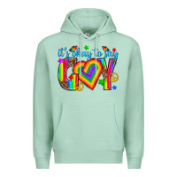 Seafoam its okay to say gay Premium Hoodie - texasbilliewilder