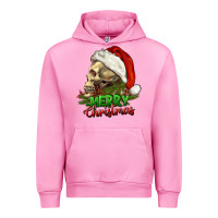 Fuchsia Pink Merry Christmas Urban Hoodie - RanaPortraitStore