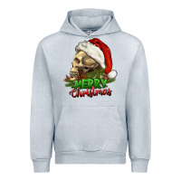 Heather Grey Merry Christmas Urban Hoodie - RanaPortraitStore