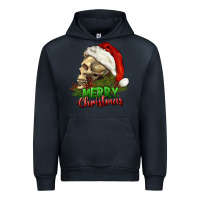 Navy Merry Christmas Urban Hoodie - RanaPortraitStore