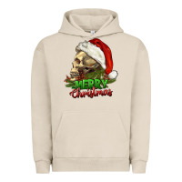 Pigment French Oak Merry Christmas Urban Hoodie - RanaPortraitStore