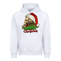 White Merry Christmas Urban Hoodie - RanaPortraitStore
