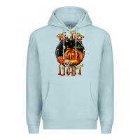 Blue Mist Be the light Premium Hoodie - RanaPortraitStore