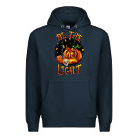 Navy Be the light Premium Hoodie - RanaPortraitStore
