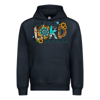 Navy trust in the lord with all your heart Urban Hoodie - Zillion Design Studio