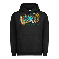 Pigment Black trust in the lord with all your heart Urban Hoodie - Zillion Design Studio