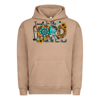 Pigment Burro trust in the lord with all your heart Urban Hoodie - Zillion Design Studio