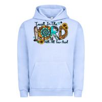 Pigment Grape Ice trust in the lord with all your heart Urban Hoodie - Zillion Design Studio