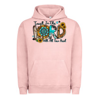 Pigment Salmon trust in the lord with all your heart Urban Hoodie - Zillion Design Studio