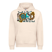 Sandshell trust in the lord with all your heart Urban Hoodie - Zillion Design Studio