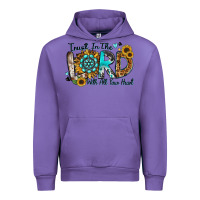 Tulip trust in the lord with all your heart Urban Hoodie - Zillion Design Studio