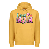 Mustard love mom Premium Hoodie - Zillion Design Studio