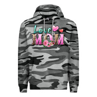 Slate Camo love mom Premium Hoodie - Zillion Design Studio