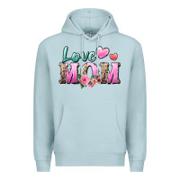 Blue Mist love mom Premium Hoodie - Zillion Design Studio