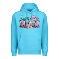 Ocean Blue love mom Premium Hoodie - Zillion Design Studio