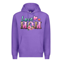 Purple love mom Premium Hoodie - Zillion Design Studio