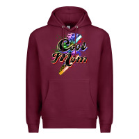 Burgundy cool mom Premium Hoodie - Zillion Design Studio