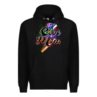 Black cool mom Premium Hoodie - Zillion Design Studio
