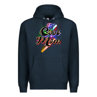 Navy cool mom Premium Hoodie - Zillion Design Studio
