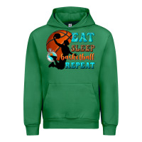 Emerald eat sleep basketball repeat Urban Hoodie - texasbilliewilder