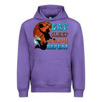 Tulip eat sleep basketball repeat Urban Hoodie - texasbilliewilder