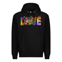 Black lgbtq love Premium Hoodie - texasbilliewilder