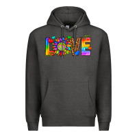 Charcoal Heather lgbtq love Premium Hoodie - texasbilliewilder