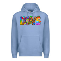 Colony Blue lgbtq love Premium Hoodie - texasbilliewilder