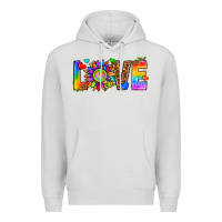Dove Grey lgbtq love Premium Hoodie - texasbilliewilder