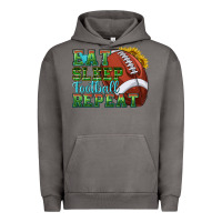 Pigment Tornado eat sleep football repeat Urban Hoodie - texasbilliewilder