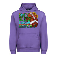 Tulip eat sleep football repeat Urban Hoodie - texasbilliewilder
