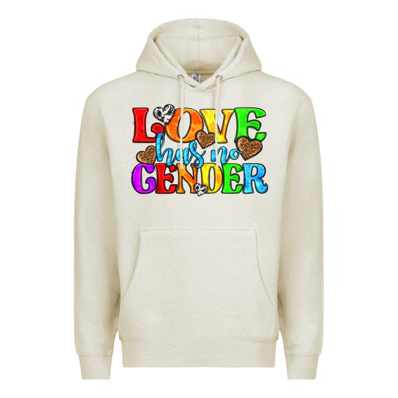 Love Has No Gender Pride Lgbtq Premium Hoodie by texasbilliewilder | Teevron