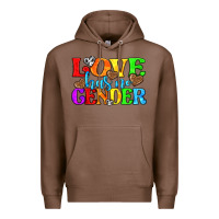 Chestnut love has no gender pride lgbtq Premium Hoodie - texasbilliewilder