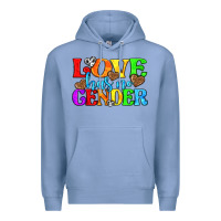 Colony Blue love has no gender pride lgbtq Premium Hoodie - texasbilliewilder