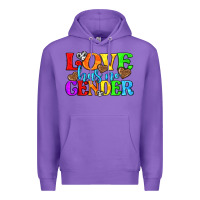 Purple love has no gender pride lgbtq Premium Hoodie - texasbilliewilder
