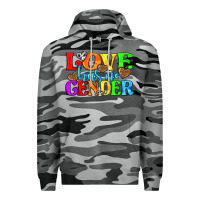 Slate Camo love has no gender pride lgbtq Premium Hoodie - texasbilliewilder