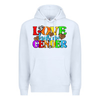 White love has no gender pride lgbtq Premium Hoodie - texasbilliewilder