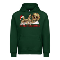 Forest Green Merry christmas skeleton Urban Hoodie - RanaPortraitStore