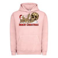 Pigment Salmon Merry christmas skeleton Urban Hoodie - RanaPortraitStore