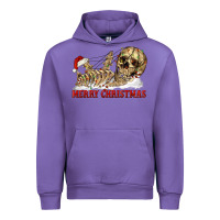 Tulip Merry christmas skeleton Urban Hoodie - RanaPortraitStore