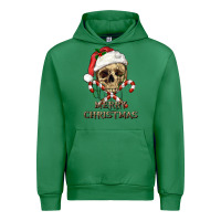 Emerald merry christmas skull Urban Hoodie - RanaPortraitStore