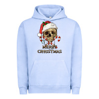 Pigment Grape Ice merry christmas skull Urban Hoodie - RanaPortraitStore